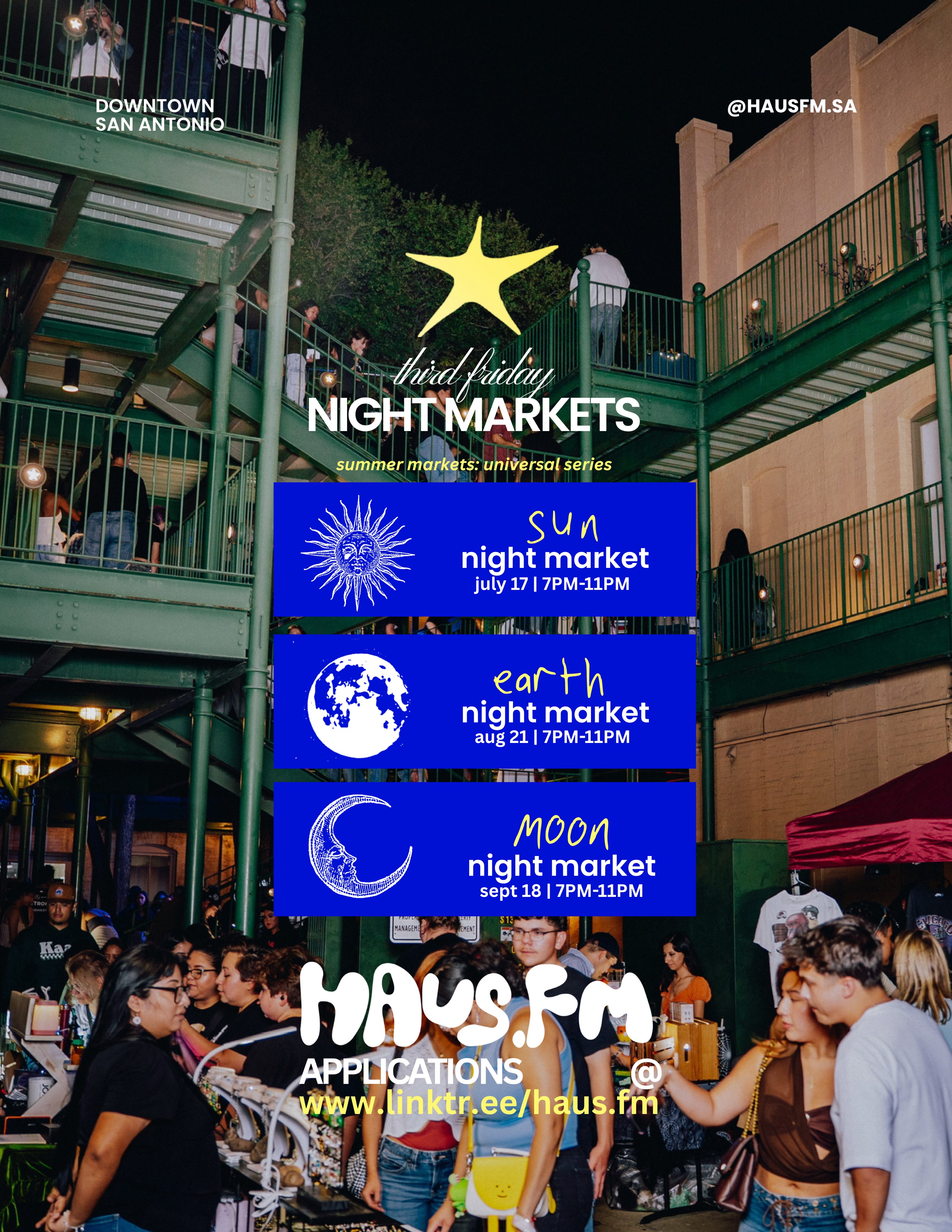 moon night market flyer